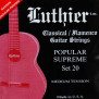 Struny Luthier L-20 do gitary klasycznej/flamenco POP. SUPREME