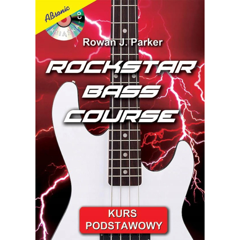 KSIĄŻKA ROCKSTAR BASS COURSE PODSTAWOWY ABSONIC