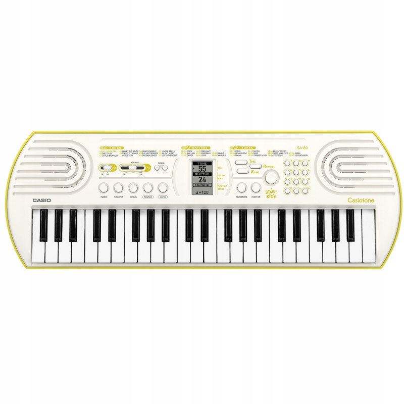 Keyboard dla dzieci mniejsze klawisze Casio SA-80 Nowy model