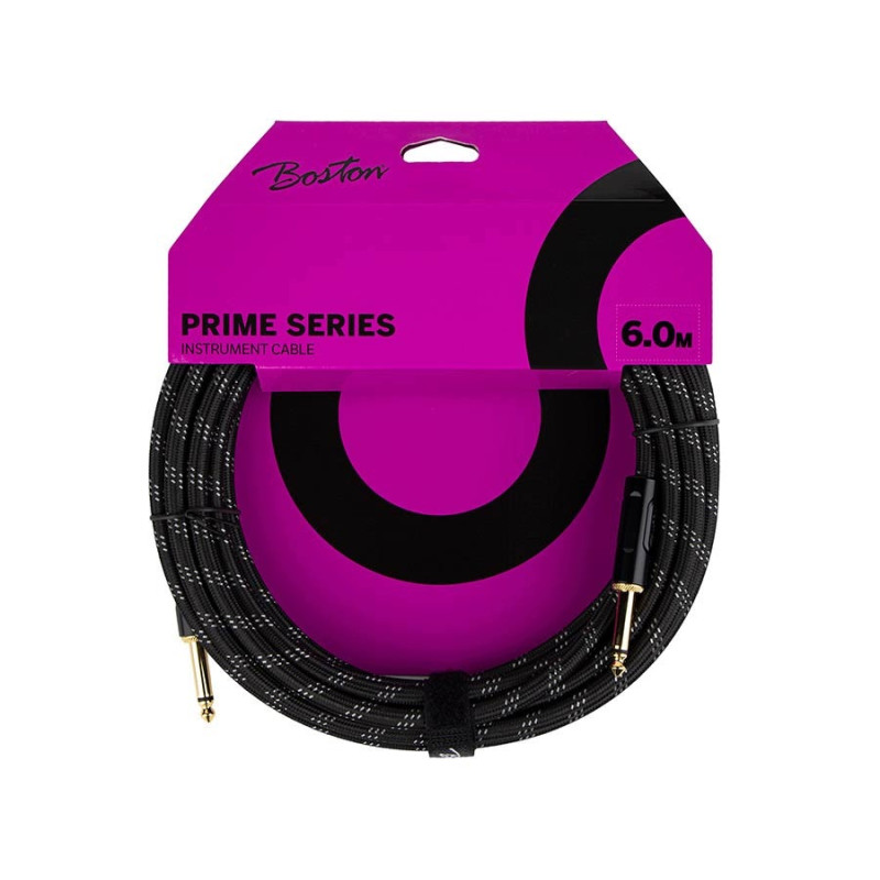 Boston kabel instrumentalny 2 x jack prosty, 6 m
