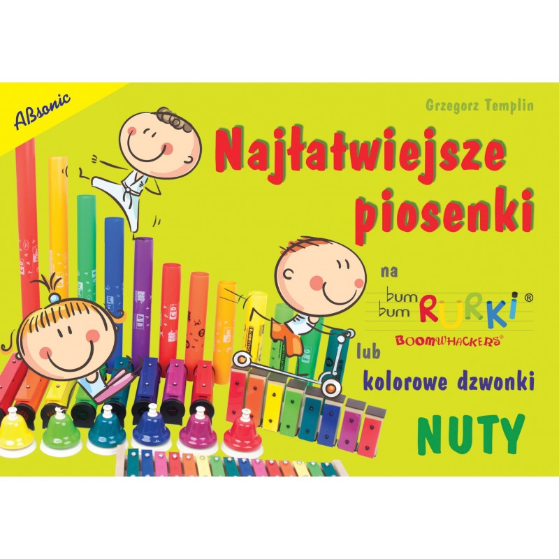 Książka Najłatwiejsze piosenki na kolorowe instrumenty - NUTY