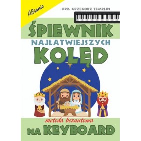 Książka Śpiewnik najłatwiejszych kolęd na keyboard ABSONIC
