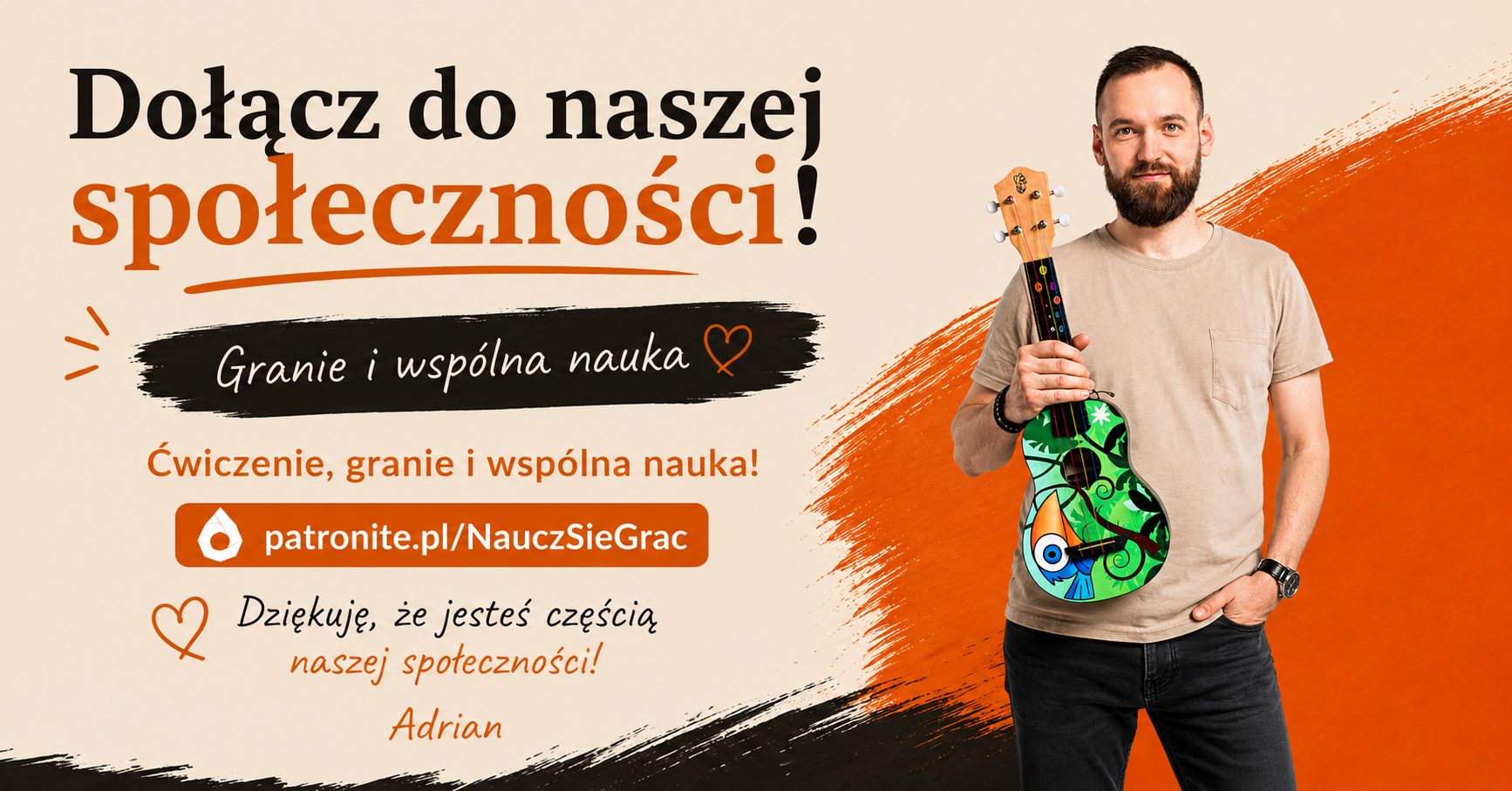 Dołącz do społeczności Patronite Naucz Się Grać