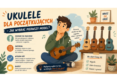 Ukulele dla początkujących – jak wybrać pierwszy model?